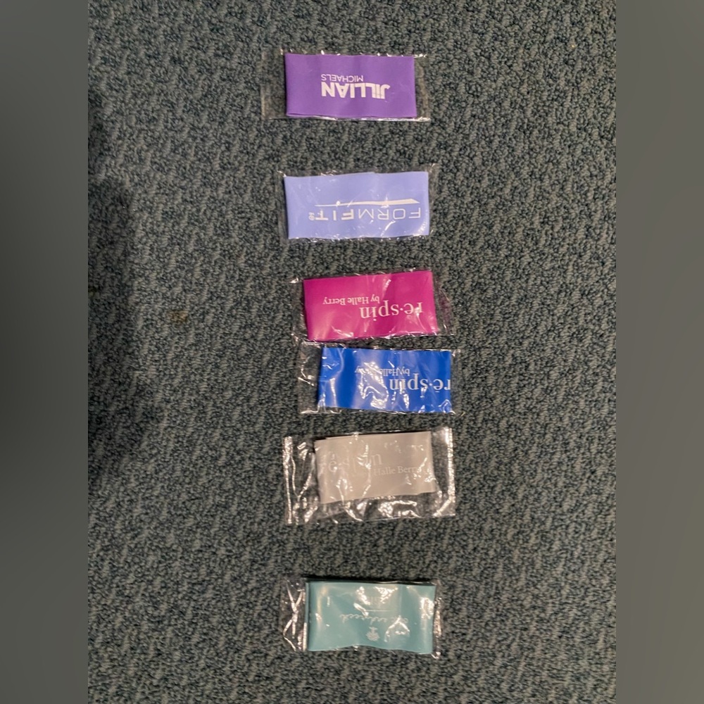 Various brand new resistance bands